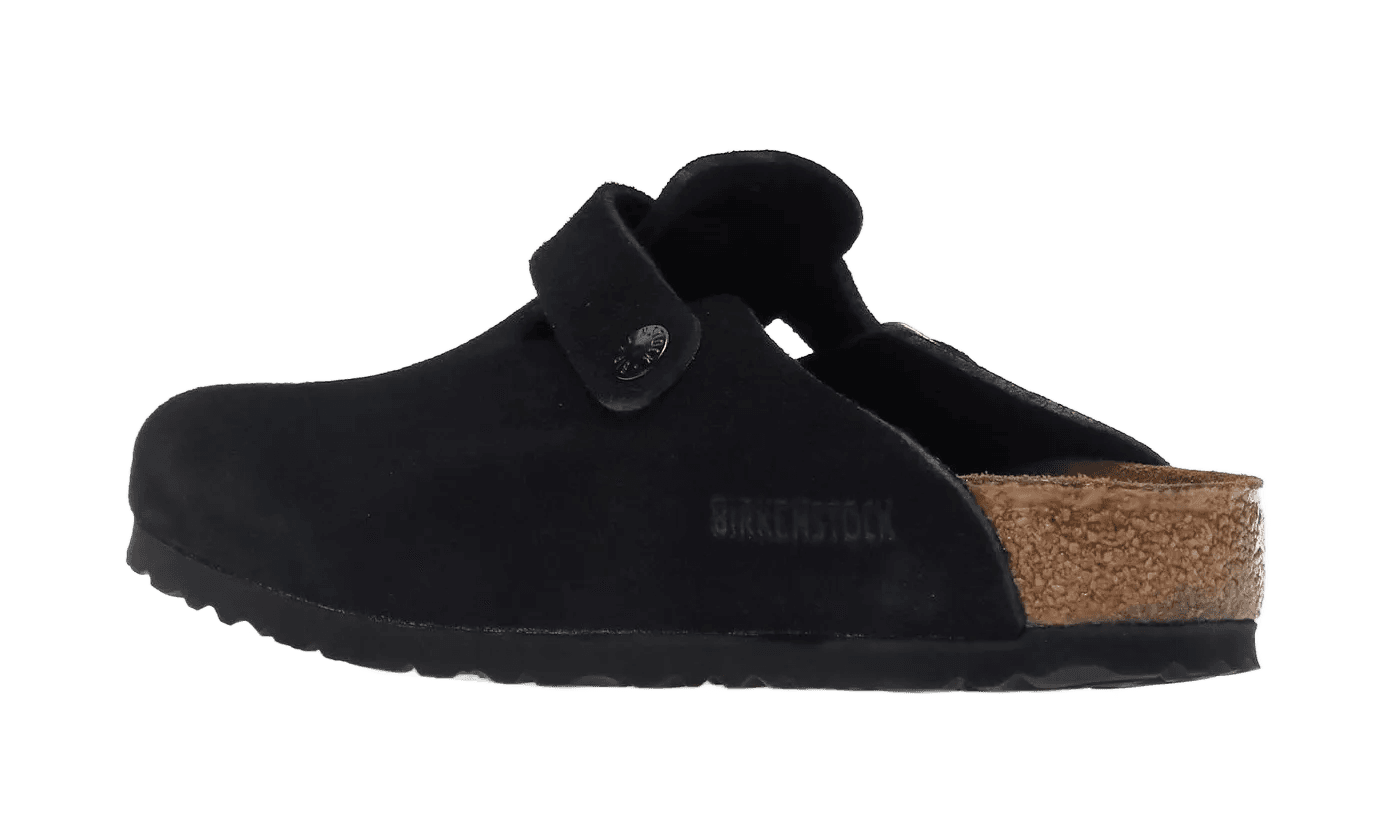 Birkenstock Boston Soft Footbed Suede Black - 0660471/0660473