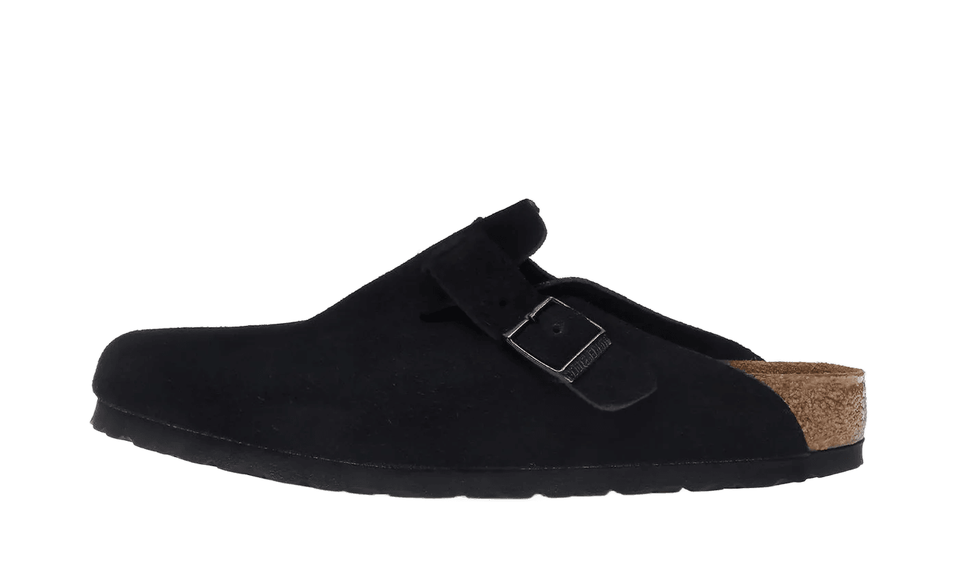 Birkenstock Boston Soft Footbed Suede Black - 0660471/0660473