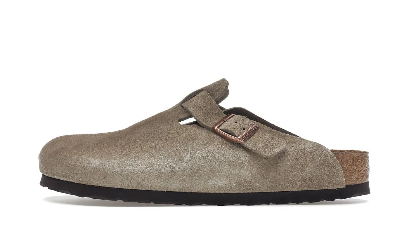 Birkenstock Boston Soft Footbed Suede Taupe - 0560771