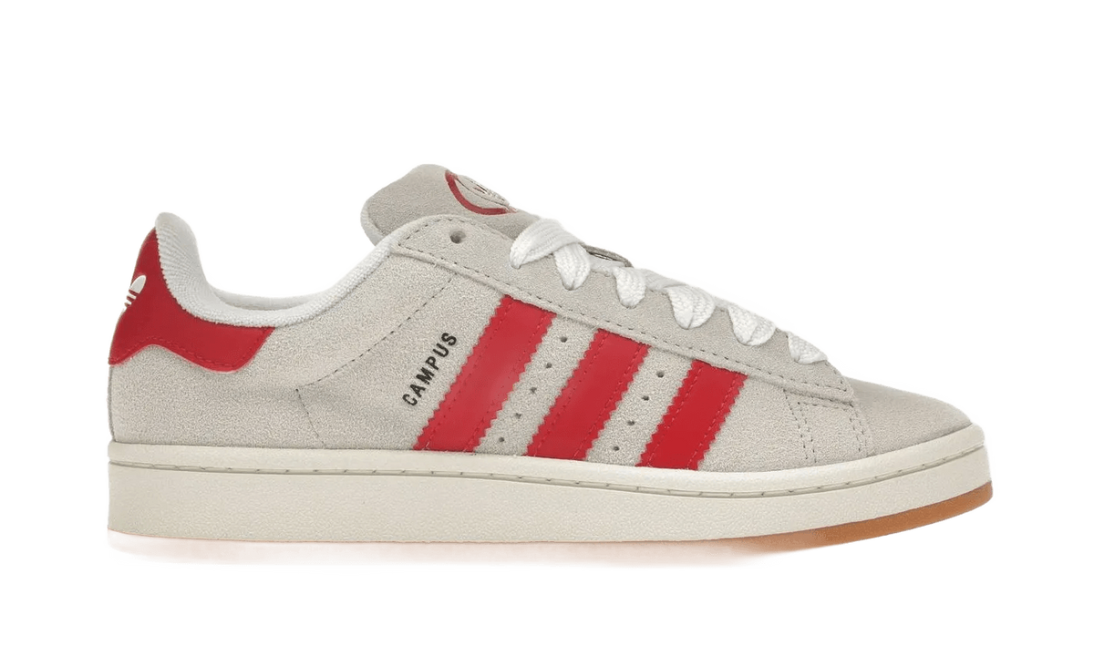 Adidas Campus 00s Crystal White Better Scarlet  - GY0037