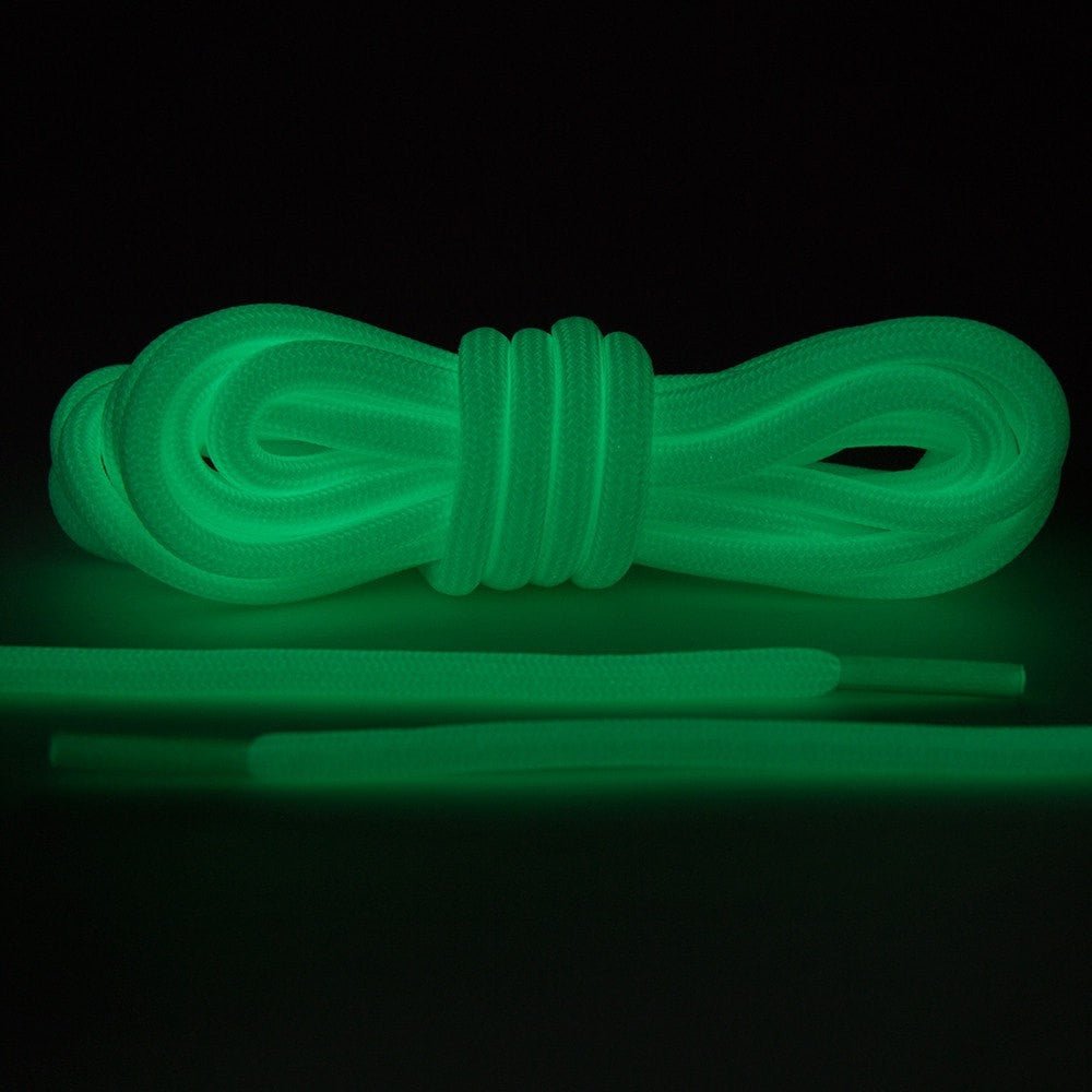 Glow in the dark - reflective rope laces