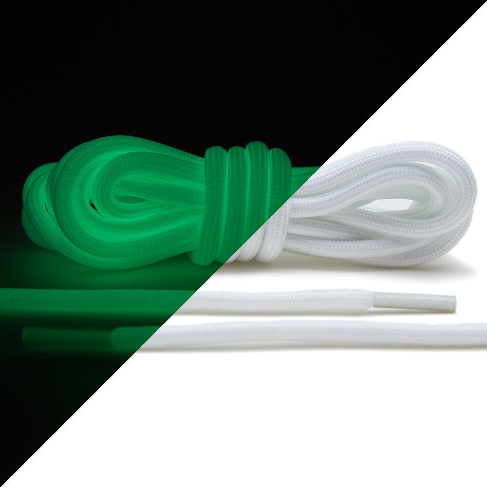 Glow in the dark - reflective rope laces