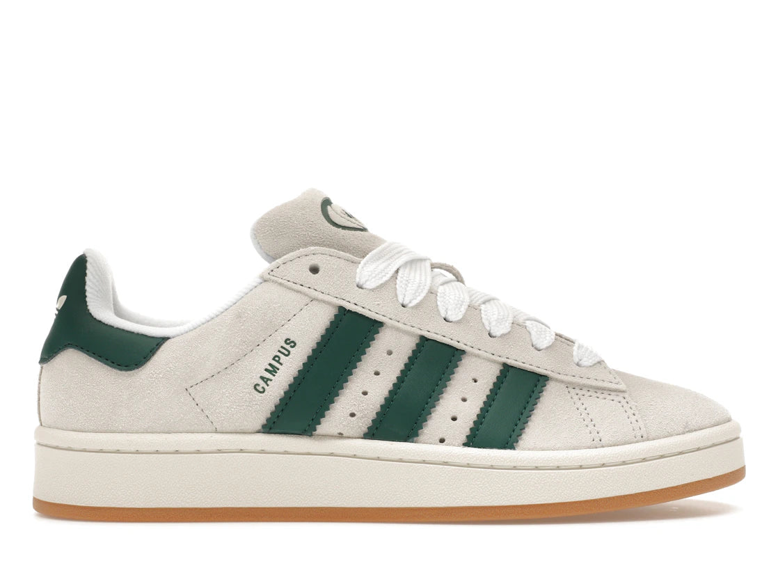 Adidas Campus 00s Crystal White Collegiate Green - JQ7784