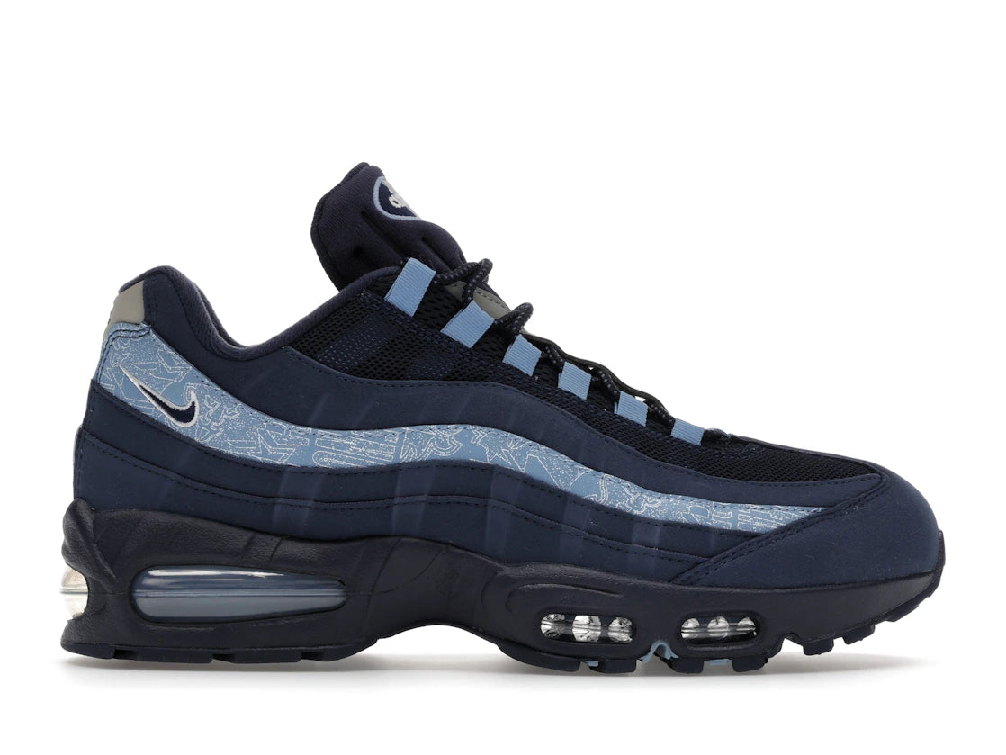 Nike Air Max 95 SE Big Bubble Obsidian Work Blue - IU2254-900