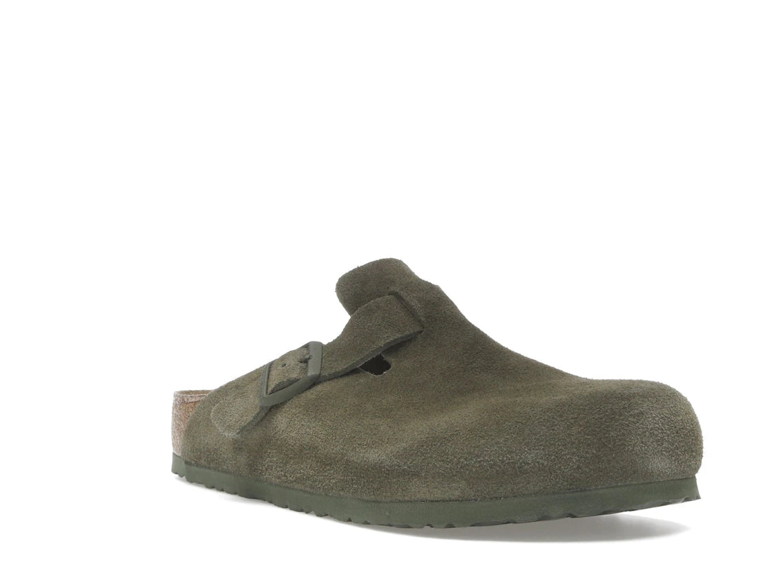 Birkenstock Boston Suede Thyme - 1024721/1024714