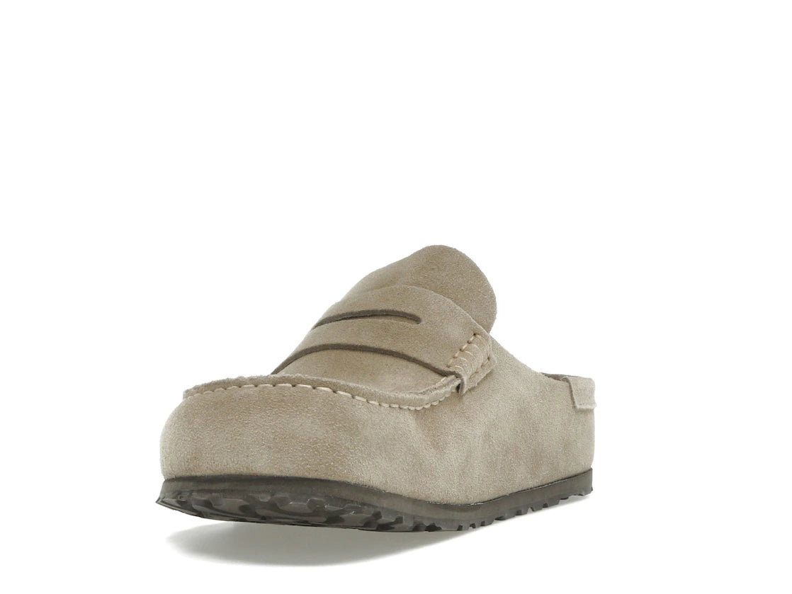 Birkenstock Naples Wrapped Suede Leather Taupe - 1029675/1029710