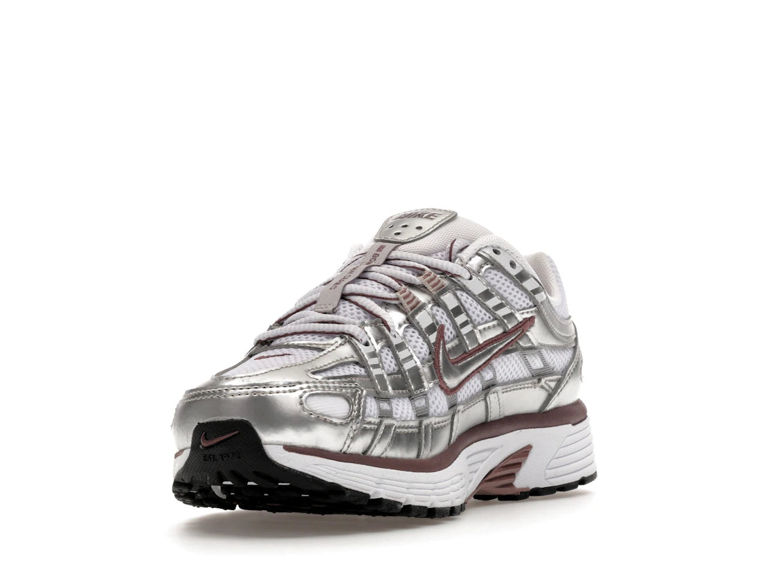 Nike P-6000 White Metallic Silver Tattoo - BV1021-110