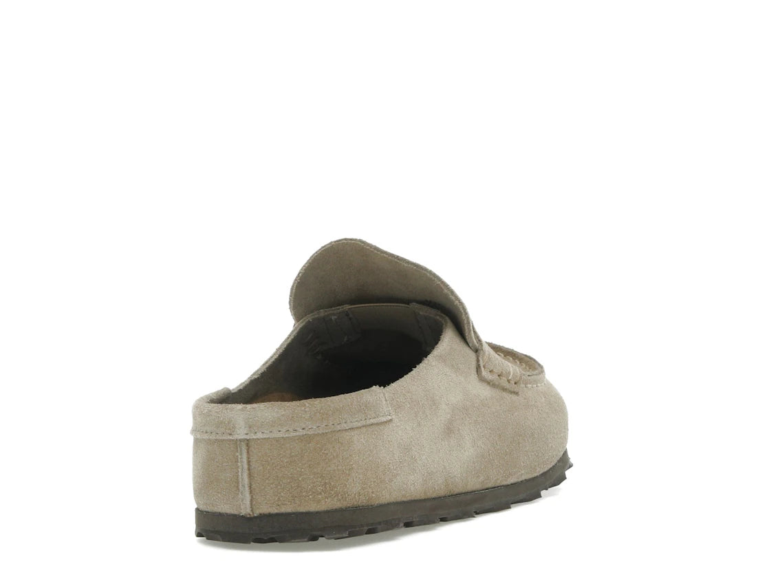 Birkenstock Naples Wrapped Suede Leather Taupe - 1029675/1029710