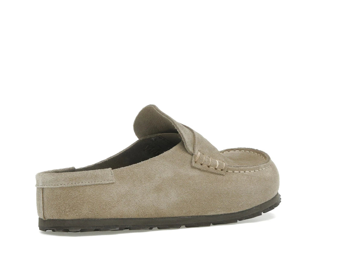 Birkenstock Naples Wrapped Suede Leather Taupe - 1029675/1029710