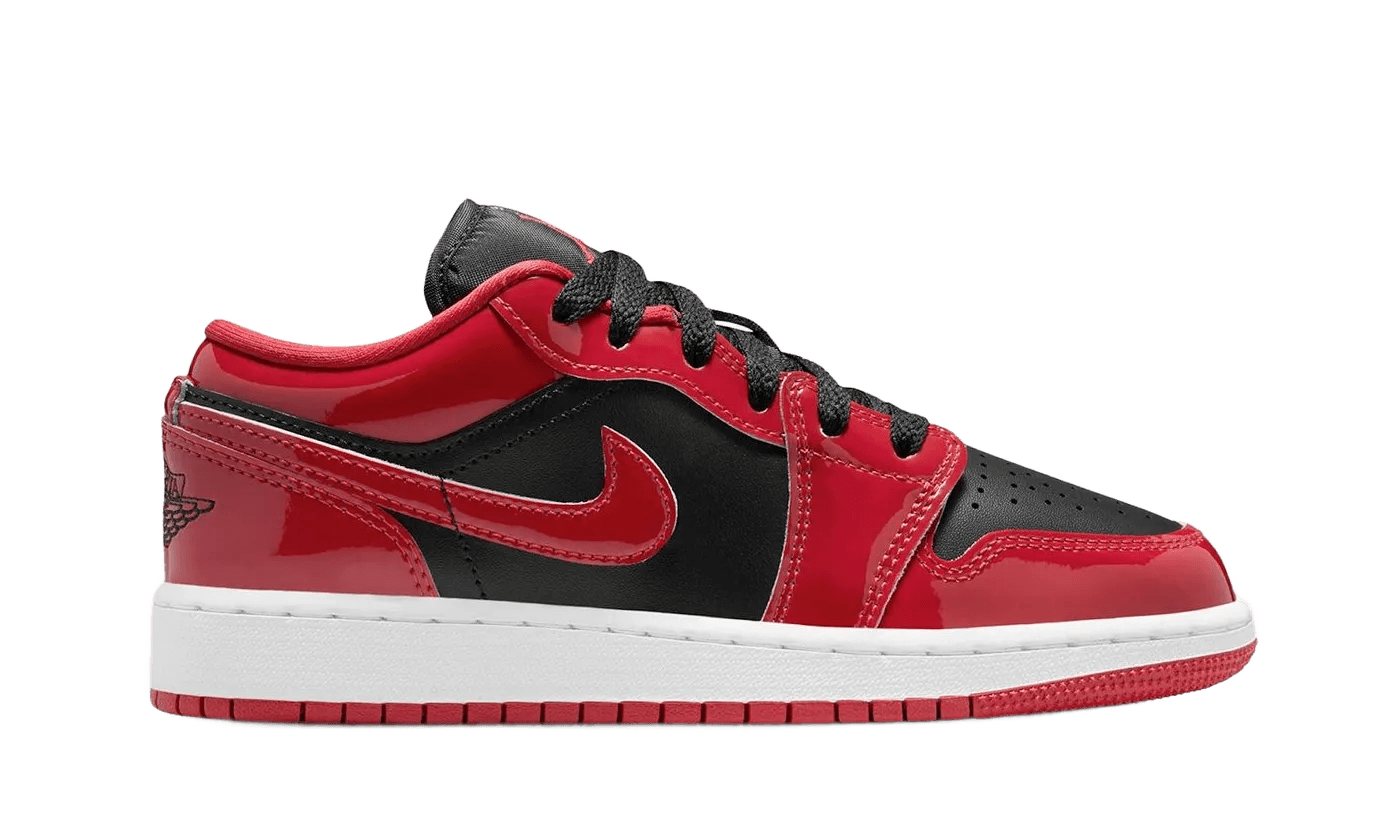 Nike Air Jordan 1 Low SE Patent Bred Toe - HV4396-006