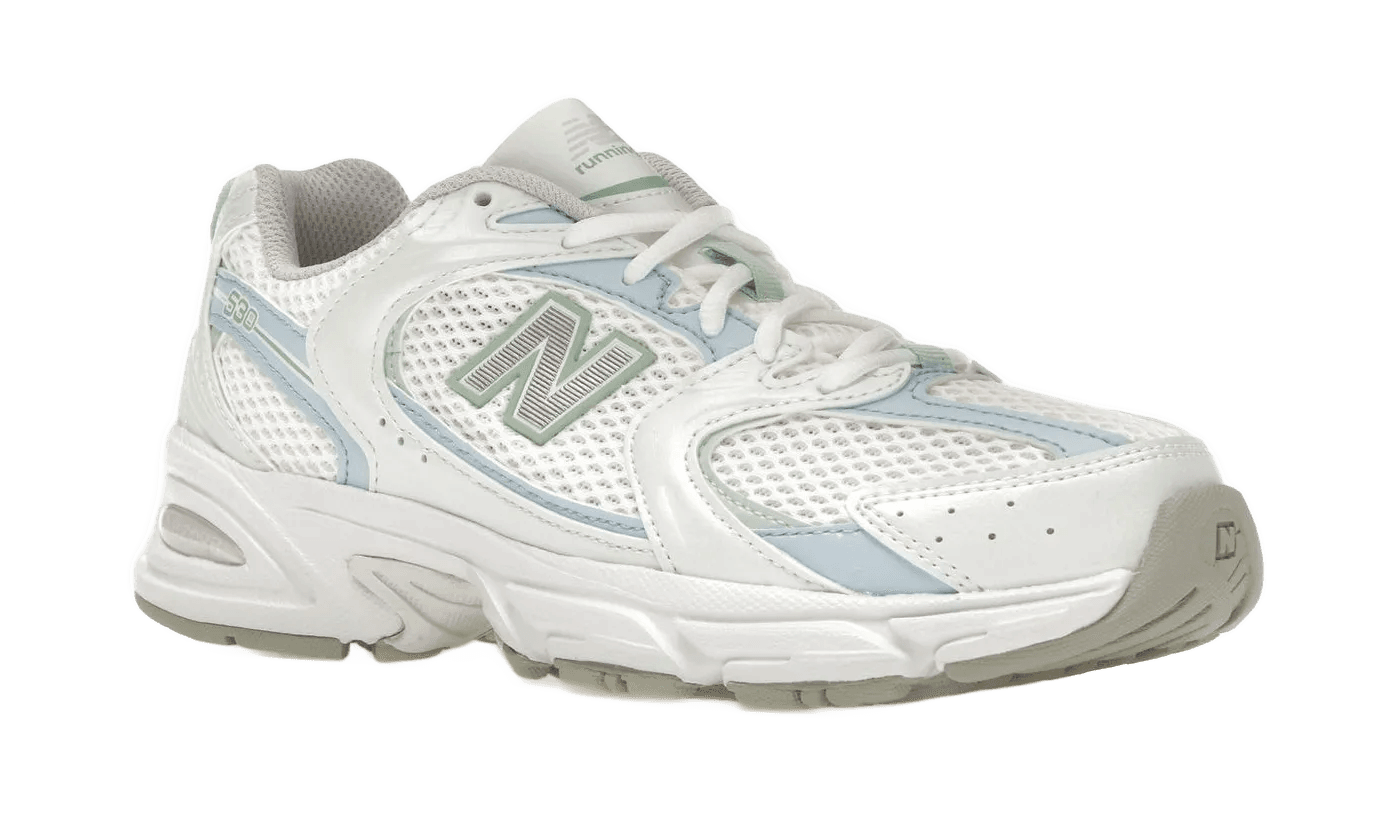 New Balance 530 White Light Chrome Blue Clay Ash - MR530PC
