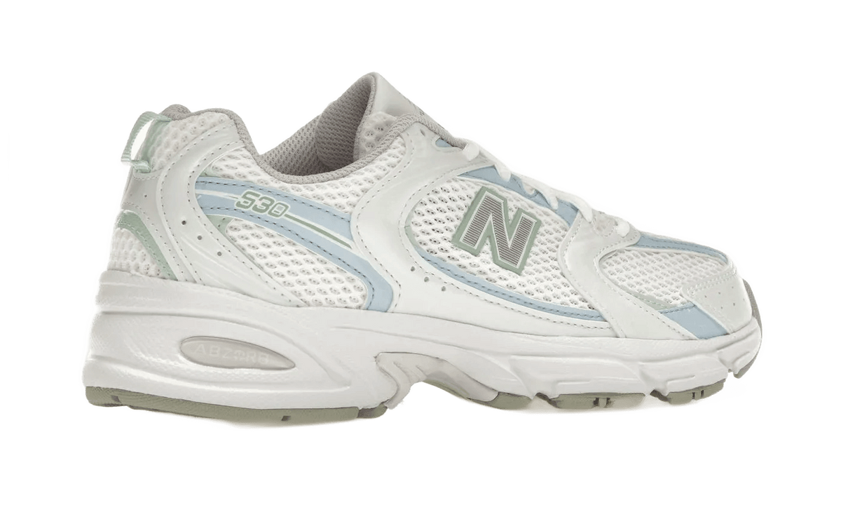 New Balance 530 White Light Chrome Blue Clay Ash - MR530PC
