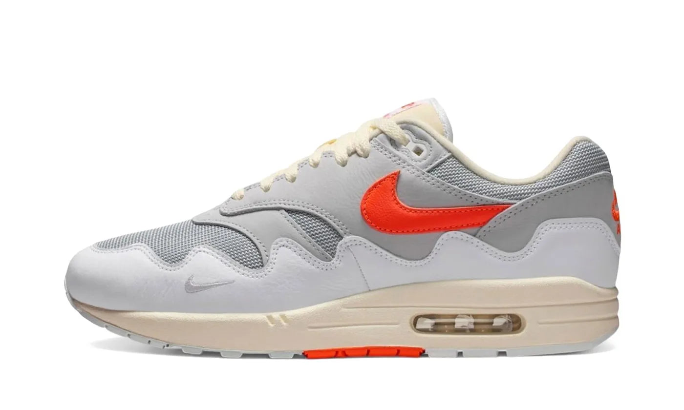 Nike Air Max 1 Patta Waves White Hyper Crimson (With Bracelet) - II7055-100