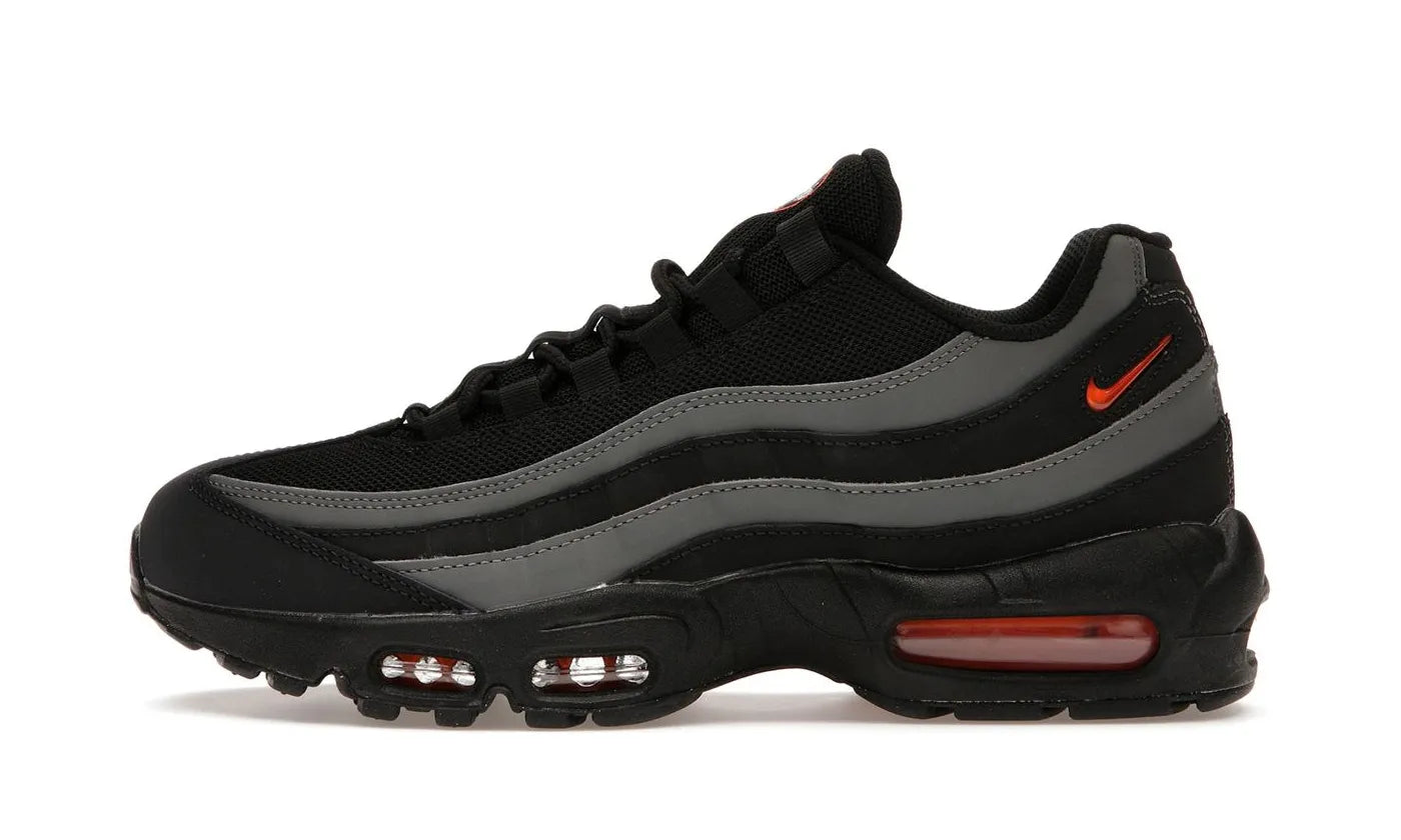 Nike Air Max 95 Black, Gray, Safety Orange - DX2657-001