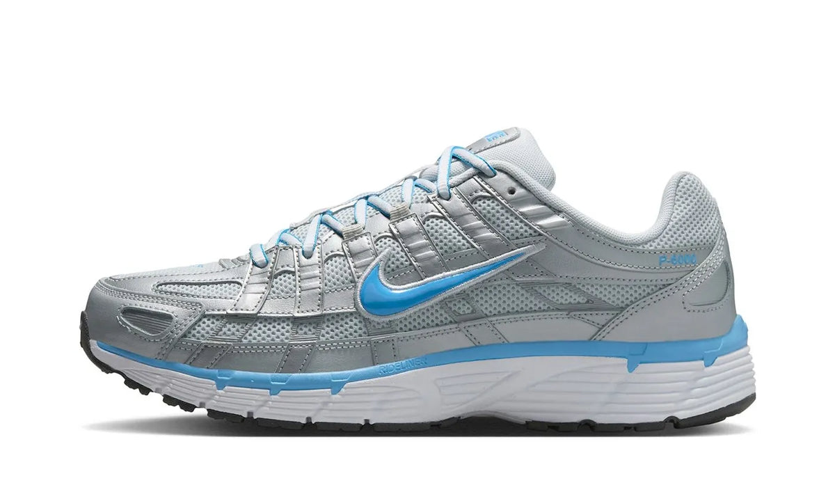 Nike P-6000 Metallic Platinum, Pure Platinum, Metallic Silver, University Blue - CD6404-025