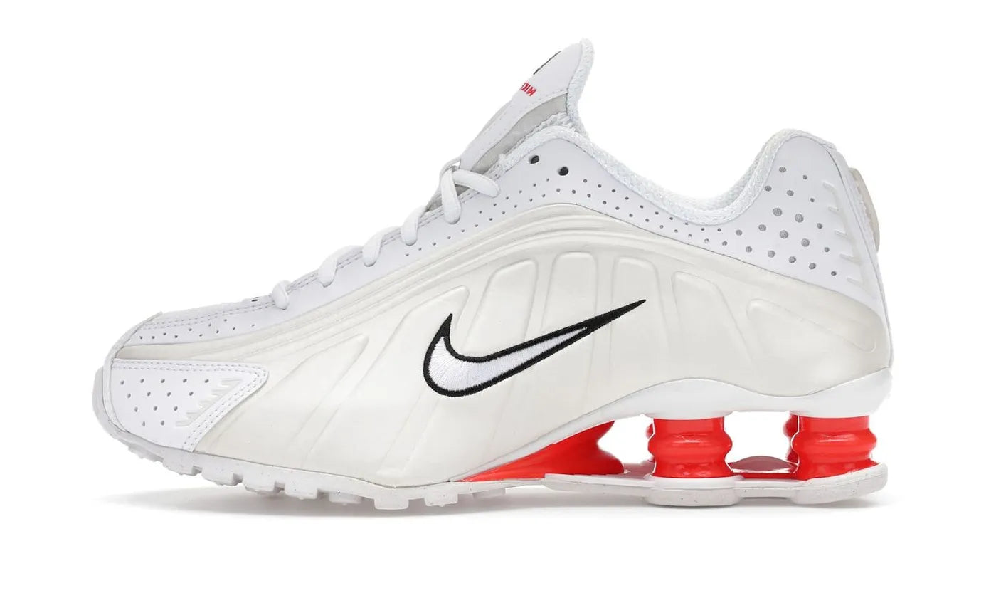 Nike Shox R4 White Phantom Spicy Red - AR3565-103