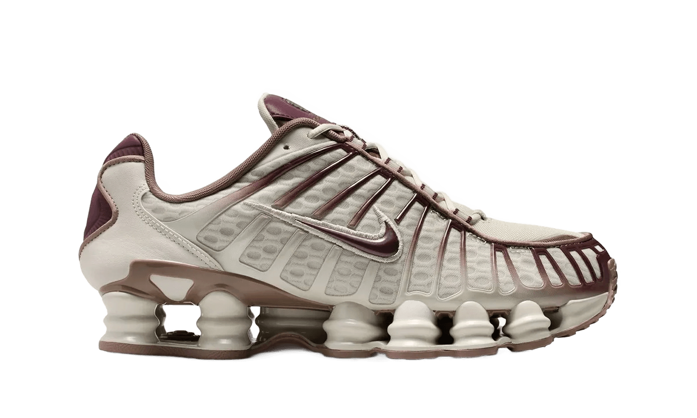 Nike Shox TL Light Bone Burgundy Crush - AV3595-015