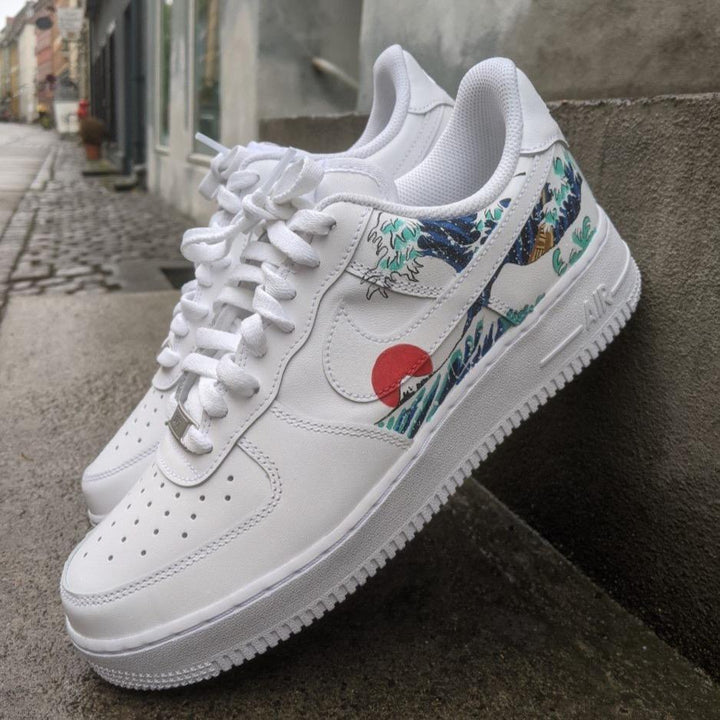 Kanagawa Wave Custom Sneakers