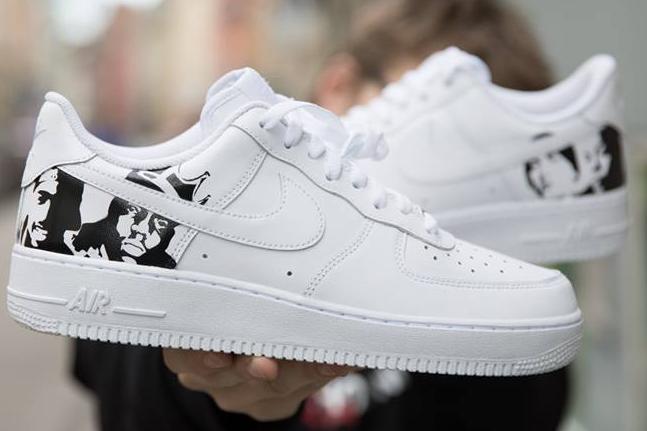 90s Rapper Custom Sneakers